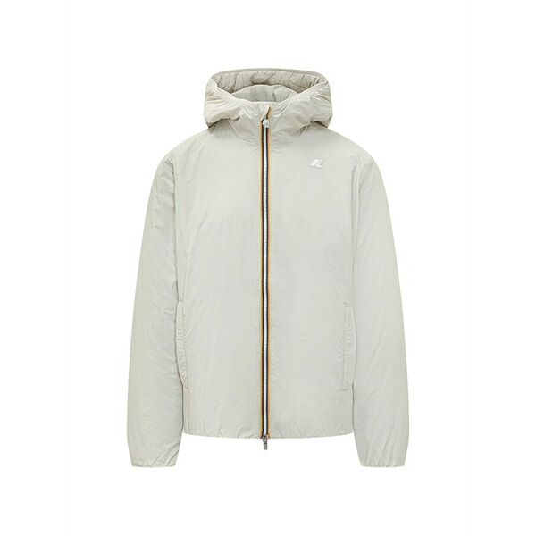 ケイウェイ メンズ ジャケット＆ブルゾン アウター Plain warm hooded jacket Neutrals｜asty