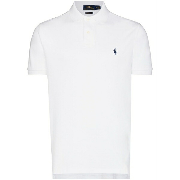 ラルフローレン メンズ ポロシャツ トップス Short-sleeve polo shirt White｜asty