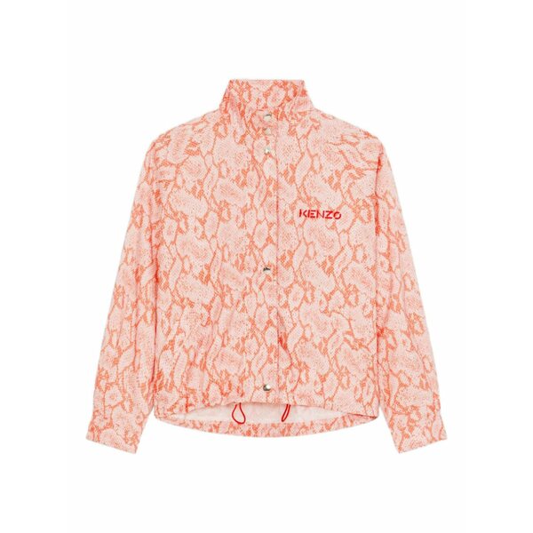 ケンゾー レディース 上衣＆上衣 アウター Python-pattern zip jacket Orange