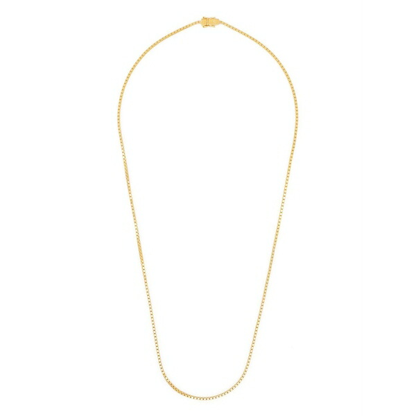 トム白木 メンズ 首飾り・チョー鉄道車両 付属物 Square chain necklace Gold