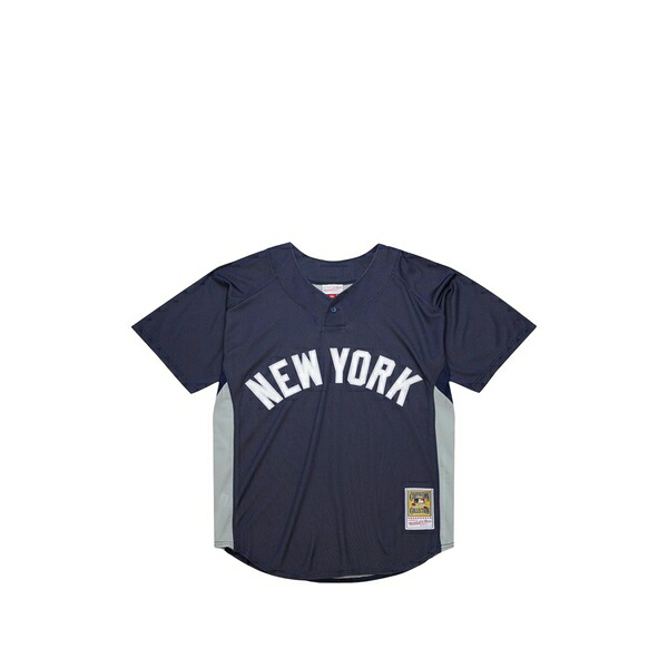 ミッチェル&ネス メンズ Tシャツ トップス 2009 new york yankees number-detai top Blue｜asty