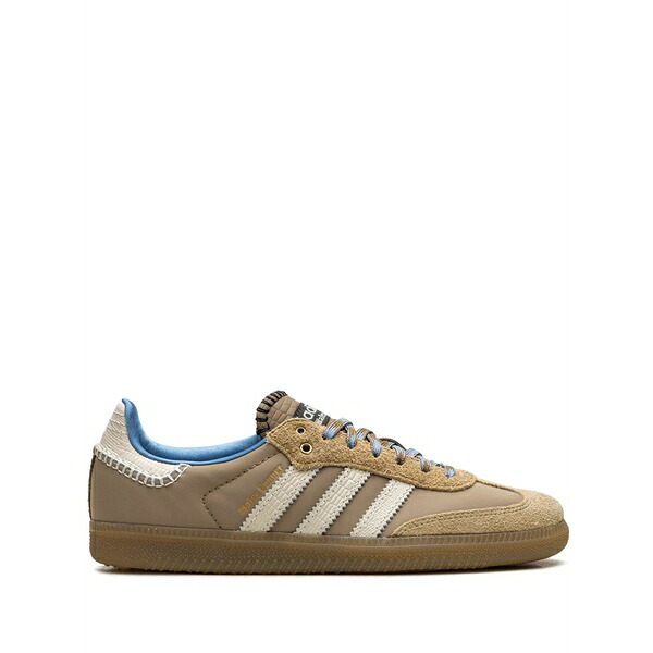 アディダス メンズ スニーカー シューズ X wales bonner samba "desert white" sneakers Neutrals｜asty 90,090円