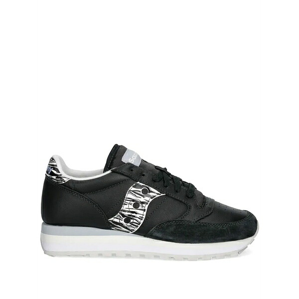 サッカニー レディース スニーカー シューズ Jazz triple animalier sneakers Black|asty