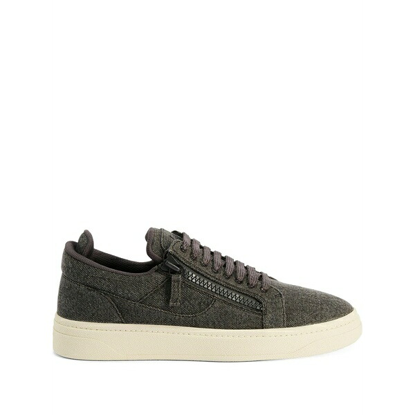 ジュゼッペザノッティ メンズ スニーカー シューズ Gz94 double-zip low-top sneakers Black｜asty