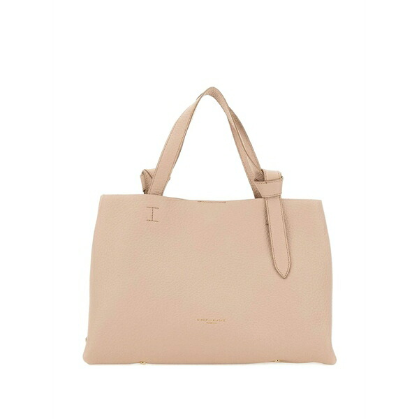 ジャンニ・キアリーニ レディース ショルダーバッグ 御徒面子 Amira knotted handle leather shoulder bag Pink