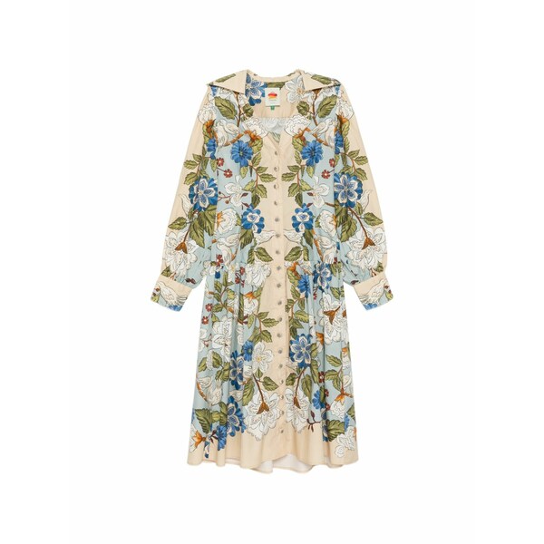 ファーム リオ レディース ワンピース トップス Sand garden midi dress Neutrals｜asty