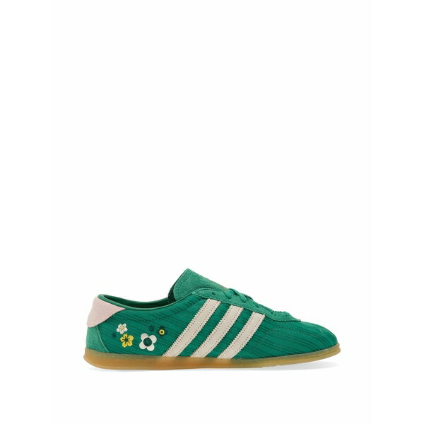 アディダス レディース スニーカー シューズ Gazelle lo pro w floral-detail sneakers Green|asty