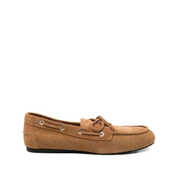 センソー レディース スリッポン・ローファー シューズ Suede boat shoes Brown