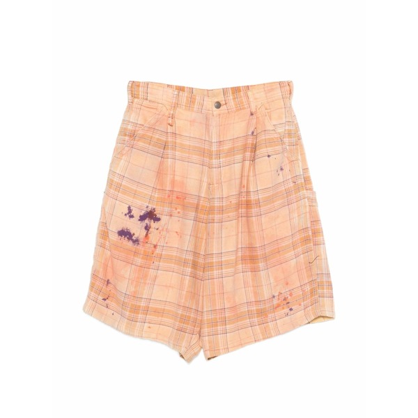 アールサーティーン レディース カジュアルパンツ ボトムス Jesse plaid carpenter shorts Orange｜asty