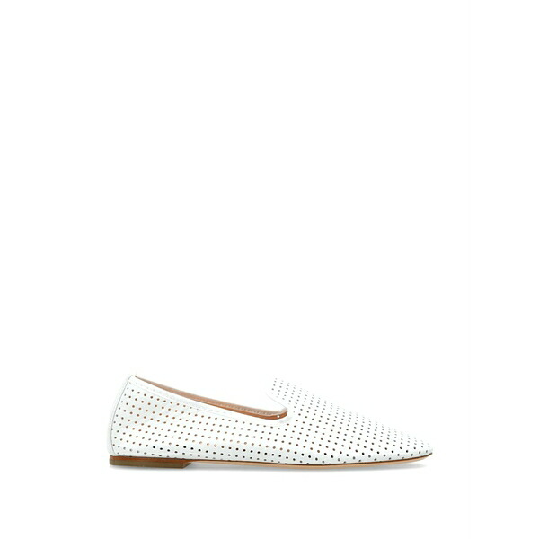エージーエル レディース スリッポン・ローファー シューズ Lucy perforated loafers  White