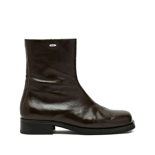 アワーレガシー メンズ ブーツ シューズ Camion zip-detail leather boots Brown
