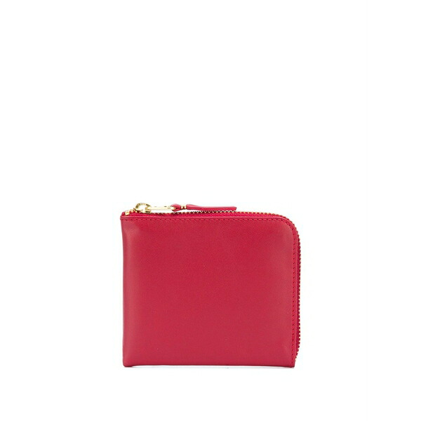コムデギャルソン メンズ 札入れ 佩び物 Small zip-around wallet  Red