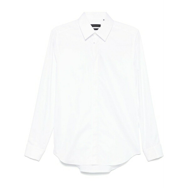 コルネリアーニ メンズ プルオーバー トップス Cotton shirt White