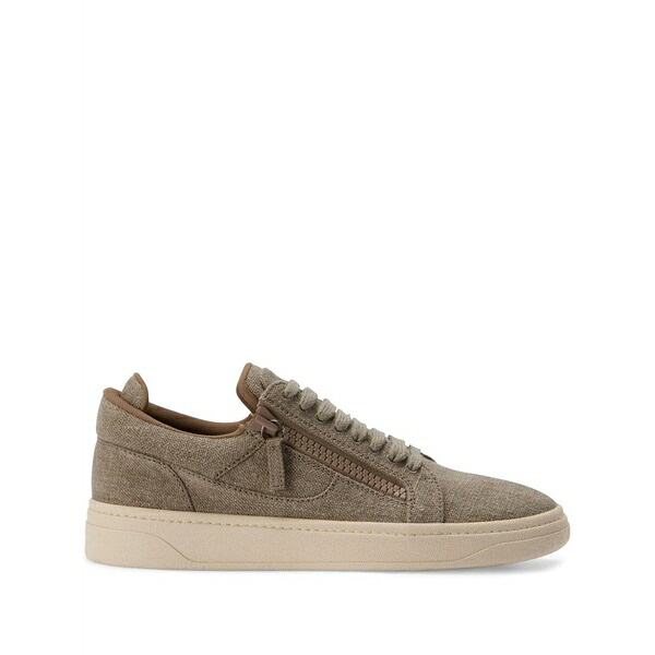 ジュゼッペザノッティ メンズ スニーカー シューズ Gz94 double-zip low-top sneakers Brown|asty