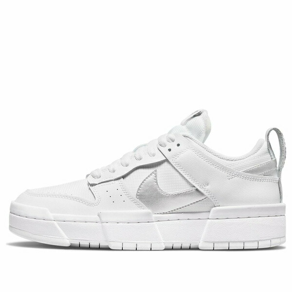 Nike ナイキ レディース スニーカー  【(WMNS) Nike Dunk Low Disrupt \u0027White Metallic Silver\u0027 DJ6226-100】  大きさ US_9(26.0糎)