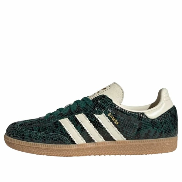 adidas アディダス レディース スニーカー  【(WMNS) adidas Samba OG Faux Snakeskin \u0027Collegiate Green\u0027 JR8848】  大きさ US_W_11
