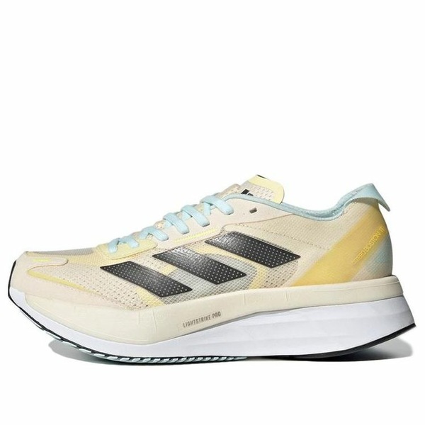 adidas アディダス レディース スニーカー 【(WMNS) adidas Adizero Boston 11 'Ecru Tint Night Metallic' GX6655】 サイズ US_5(22.0cm)|asty