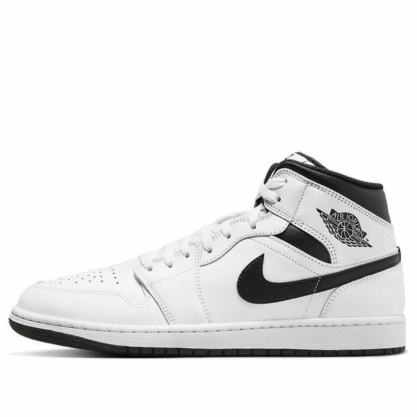 Air Jordan ジョーダン メンズ スニーカー  【Air Jordan 1 Mid \u0027White Black\u0027 DQ8426-132】  大きさ US_12.5(30.5糎)