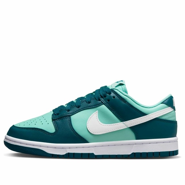 Nike ナイキ レディース スニーカー Geode Teal/White/Emerald Rise 【(WMNS) Nike Dunk Low \u0027Green\u0027 DD1503-301】  大きさ US_5(22.0糎)
