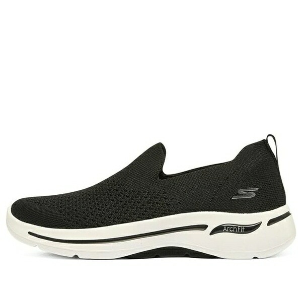 Skechers スケッチャーズ レディース スニーカー PINK 【(WMNS) Skechers Go Walk Arch Fit Slip on Black White 124418-BKW】  サイズ US_7(24.0cm)