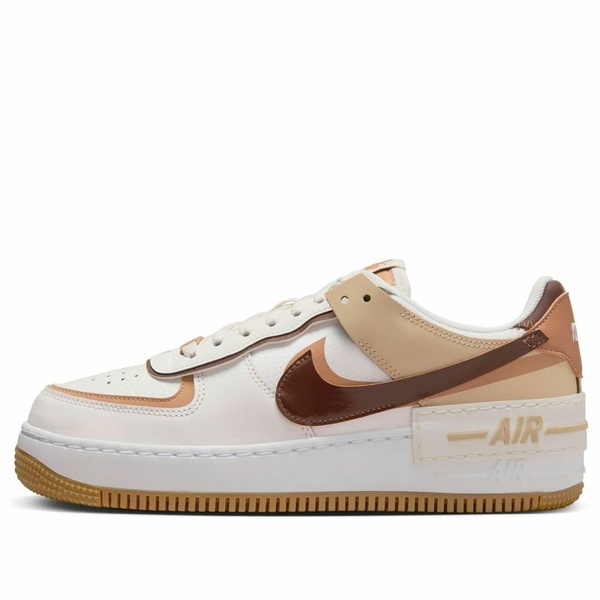 Nike ナイキ レディース スニーカー Sail/Cacao Wow/Gum 【(WMNS) Nike Air Force 1 Shadow \u0027Sail Cacao Wow Gum\u0027 DZ1847-106】  大きさ US_7(24.0糎)