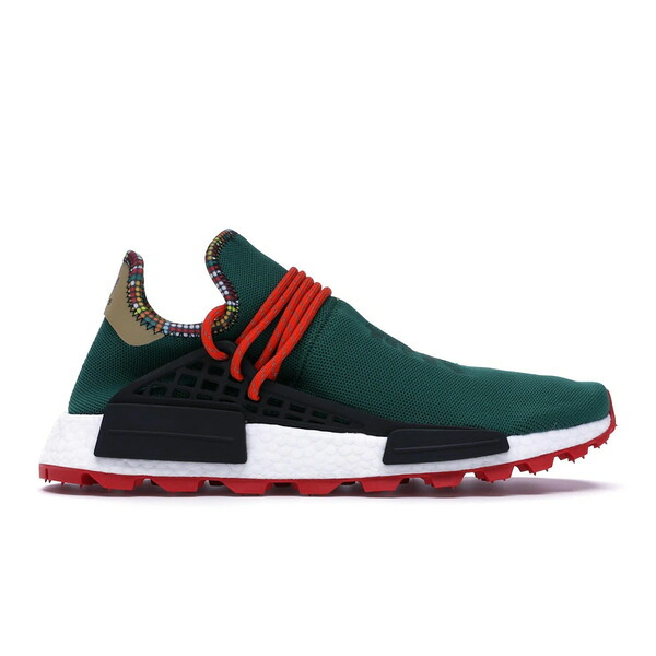 adidas アディダス メンズ スニーカー 【adidas NMD Hu Pharrell Inspiration Pack Green】 サイズ US_10.5(28.5cm) Green/Core Black/Bold Orange|asty
