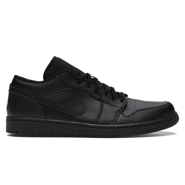 Jordan ジョーダン メンズ スニーカー 【Jordan 1 Low Triple Black】 サイズ US_M_18 Black/Black/Black|asty