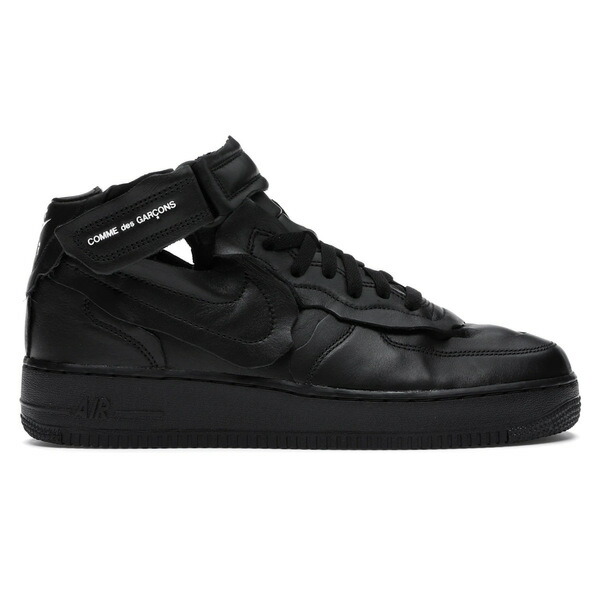 Nike ナイキ メンズ スニーカー 【Nike Air Force 1 Mid Comme des Garcons Black】 サイズ US_6(24.0cm) Black/Black-White-Black