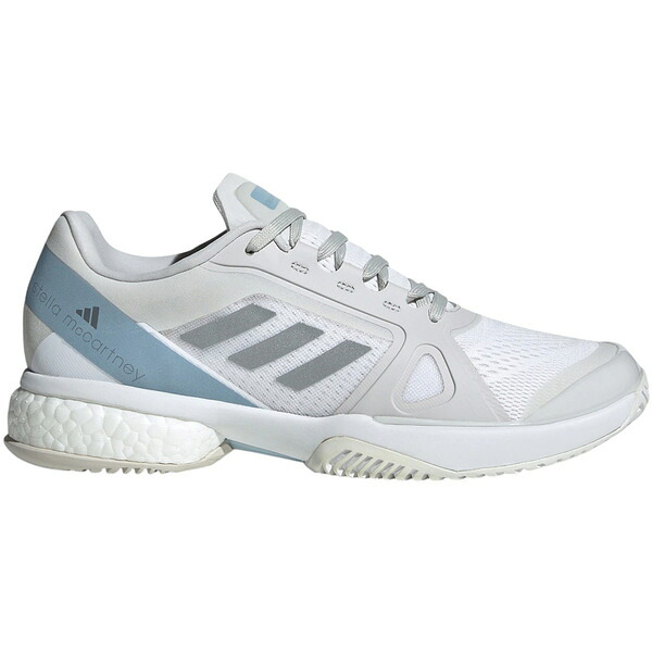 adidas アディダス レディース スニーカー  【adidas Court By Stella McCartney Cloud White Silver Metallic Wonder Blue (Women)】  サイズ US_6(23.0cm) Cloud White/Silver Metallic/Wonder Blue