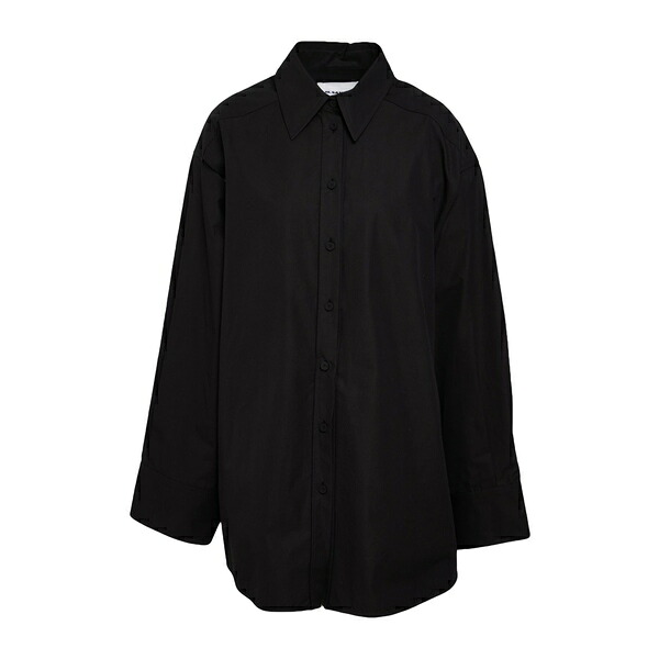 【貨物輸送無料】 ジル・サンダー レディース プルオーバー トップス Shirts Black
