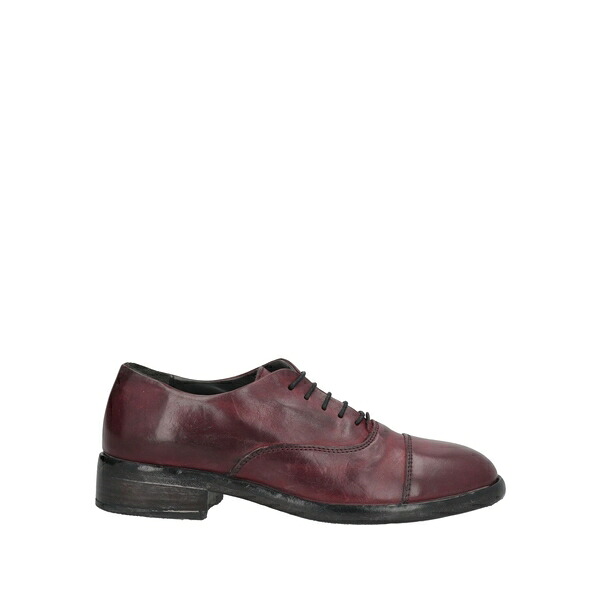 【貨物輸送無料】 モマ レディース オックスフォード シューズ Lace-up shoes Red