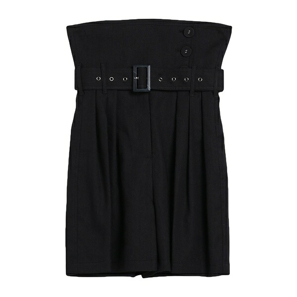 【送料無料】 キムヘキム レディース カジュアルパンツ ボトムス Shorts & Bermuda Shorts Black｜asty