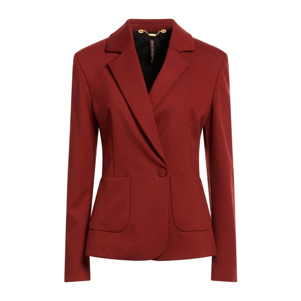 【送料無料】 マニラグレース レディース ジャケット＆ブルゾン アウター Blazers Red｜asty