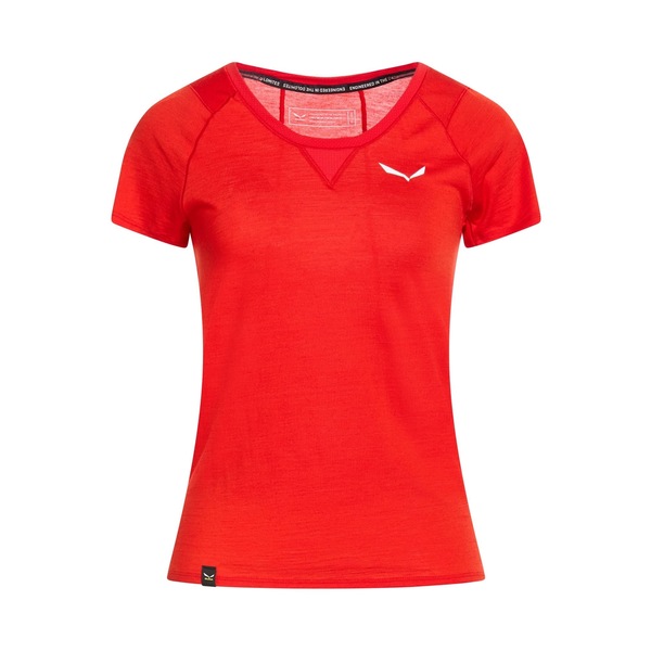 【貨物輸送無料】 サレワ レディース ティーシャツ トップス T-shirts Red