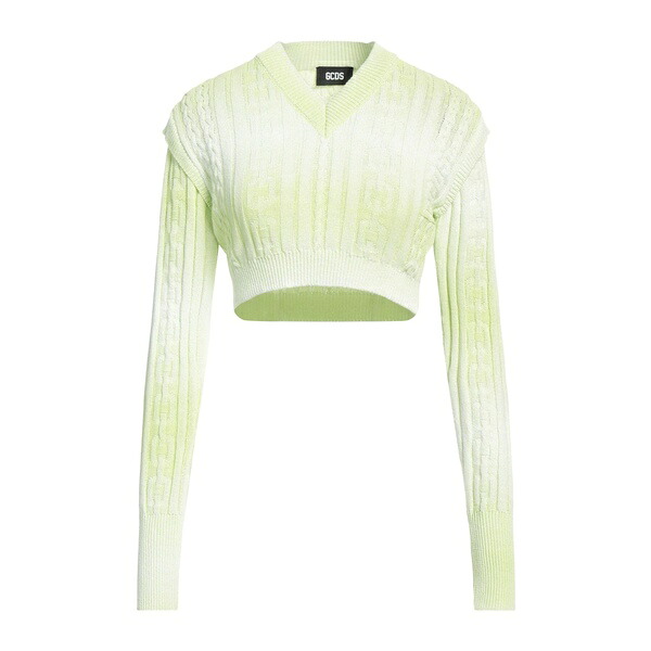 【貨物輸送無料】 ジーシーディーエス レディース 編み物\u0026プルオーバー アウター Sweaters Green
