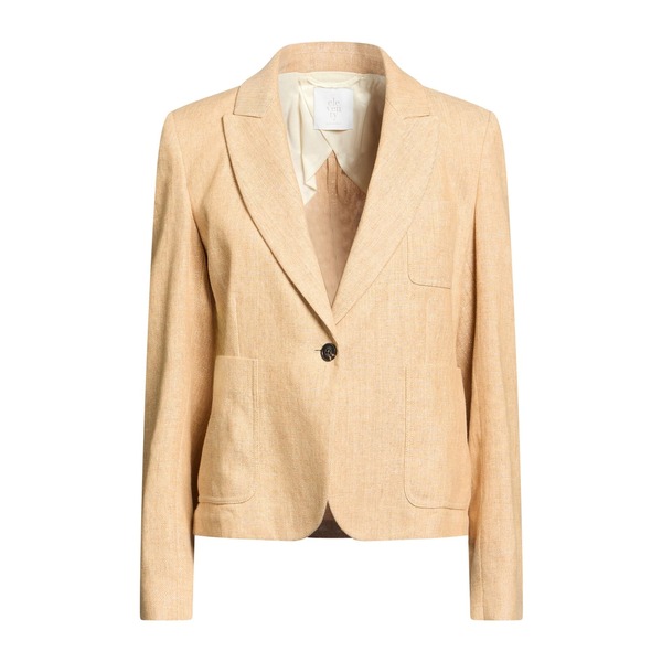 【送料無料】 イレブンティ レディース ジャケット＆ブルゾン アウター Blazers Beige｜asty