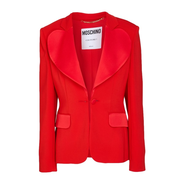 【貨物輸送無料】 モスキーノ レディース 上衣＆上衣 アウター Blazers Red