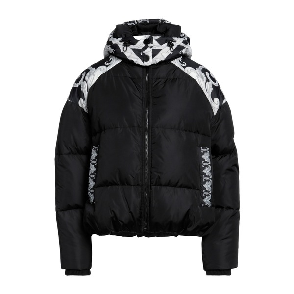 【送料無料】 ヴェルサーチ レディース ジャケット＆ブルゾン アウター Puffers Black｜asty