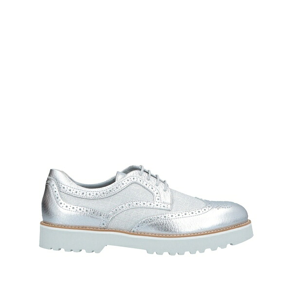 【貨物輸送無料】 ホー火器 レディース オックスフォード シューズ Lace-up shoes Silver