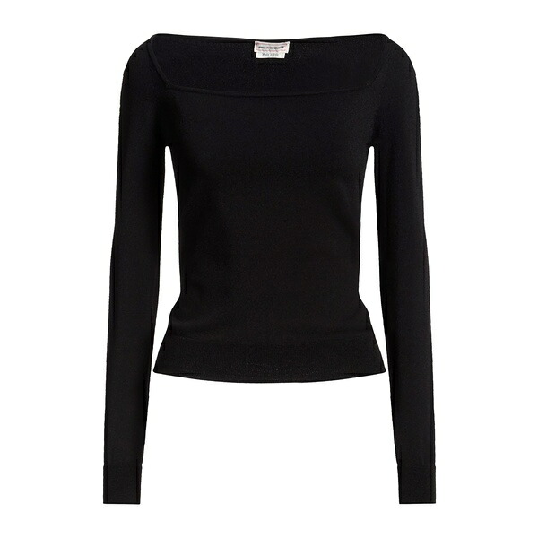 【貨物輸送無料】 マックイーン レディース 編み物\u0026スウェーター アウター Sweaters Black