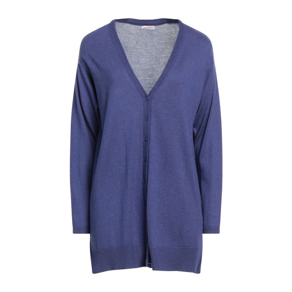 【貨物輸送無料】 ロッソピューロ レディース ジレー アウター Cardigans Blue