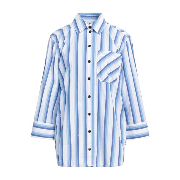 【送料無料】 ガニー レディース シャツ トップス Shirts Blue｜asty