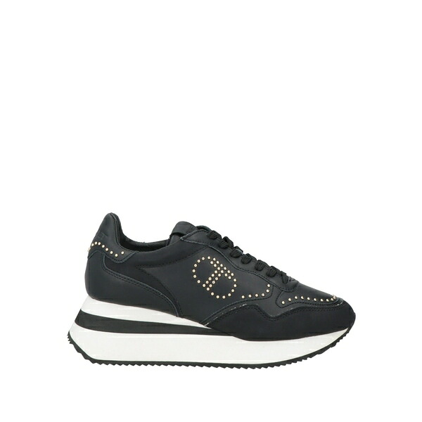 【送料無料】 ツインセット レディース スニーカー シューズ Sneakers Black|asty