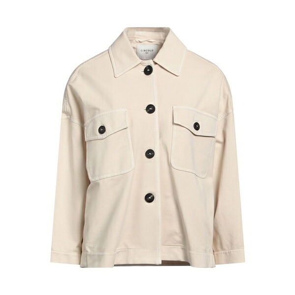 【貨物輸送無料】 チルコロ1901 レディース 上衣＆上衣 アウター Jackets Beige