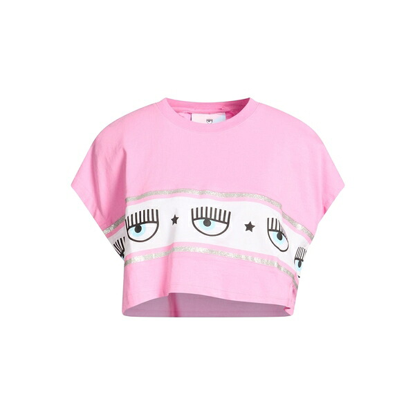 【貨物輸送無料】 シアラフェラーニ レディース ティーシャツ トップス T-shirts Pink