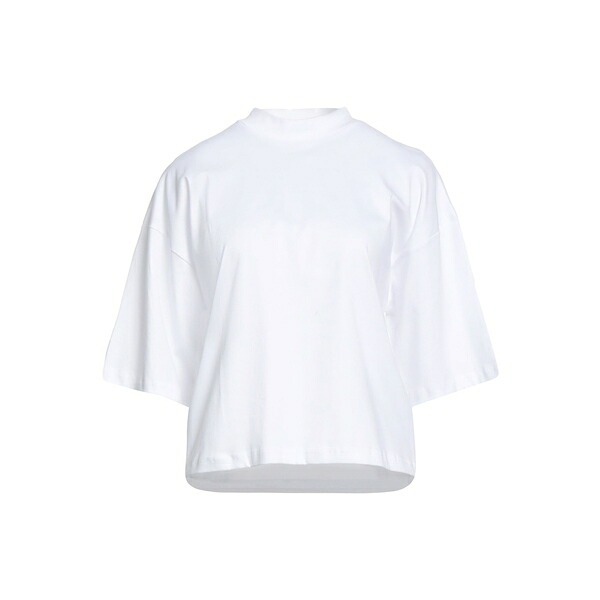 【貨物輸送無料】 ダニエル フィエゾリ レディース プルオーバー トップス T-shirts White