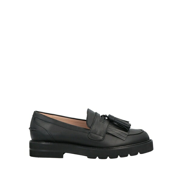 【貨物輸送無料】 スチュアート ワイツマン レディース スリッポン・ローファー シューズ Loafers Black