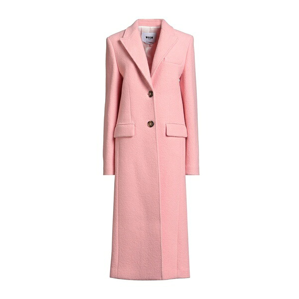 【貨物輸送無料】 エムエスジイエム レディース 上衣＆上衣 アウター Coats Pink