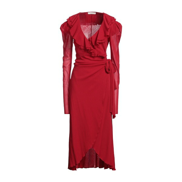 【貨物輸送無料】 フィロソフィーデロレンゾセラフィーニ レディース 衣装 トップス Midi dresses Red