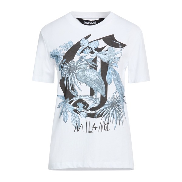 【貨物輸送無料】 ロベルトカヴァリ レディース プルオーバー トップス T-shirts White
